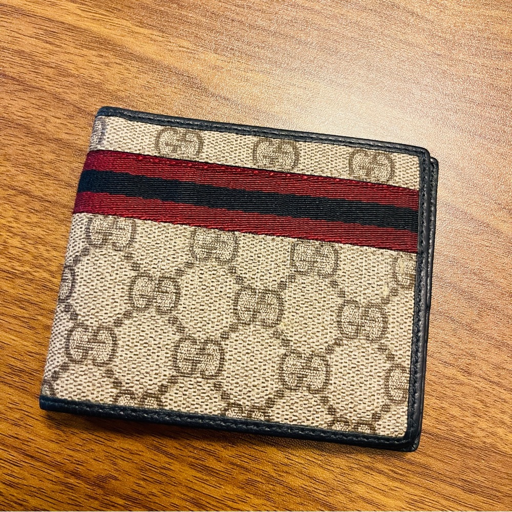 Men's Gucci Wallet in Blue/green/red